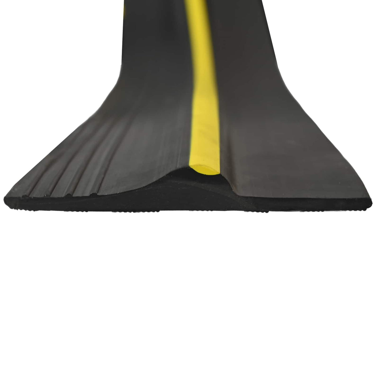 vidaXL Garage Vloerafdichting Zwart en Geel 12 x 90 mm 5,5 m PVC