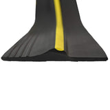 vidaXL Garage Vloerafdichting Zwart en Geel 12 x 90 mm 5,5 m PVC
