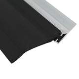 vidaXL Garage Door Seal Black 41 x 33 mm 5.5 m PVC