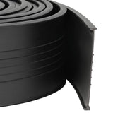vidaXL Garage Door Seal Black 41 x 33 mm 5.5 m PVC