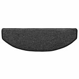 vidaXL Stair Mats 15 pcs 56x17x3 cm Anthracite Half Round