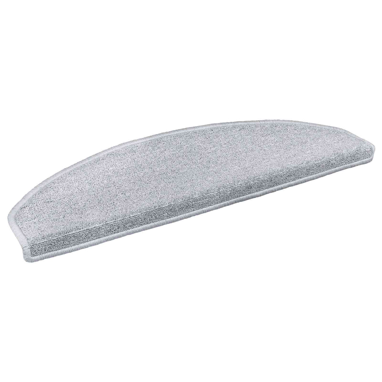 vidaXL Stair Mats 15 pcs 56x17x3 cm Anthracite Half Round