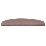 vidaXL Zelfklevende trapmatten 15 pcs Beige 80 x 24,5 x 3,5 cm