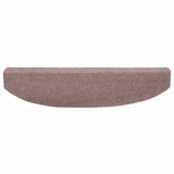 vidaXL Zelfklevende trapmatten 15 pcs Beige 80 x 24,5 x 3,5 cm
