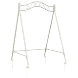 vidaXL Swing Frame Antiek wit 113 x 121,5 x 168 cm Staal