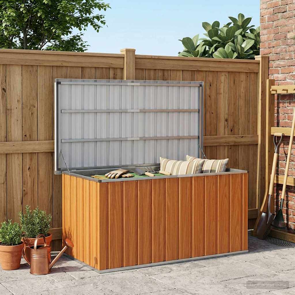 vidaXL Garden Storage Box Green 109x67x65 cm