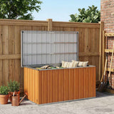 vidaXL Garden Storage Box Green 109x67x65 cm