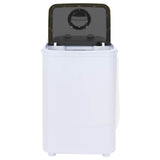 vidaXL Mini wasmachine met één tub 4,6 kg Blauw en Wit