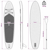 vidaXL Opblaasbare SUP Board met Zeil HYDROS 330 x 76 x 15 cm voor