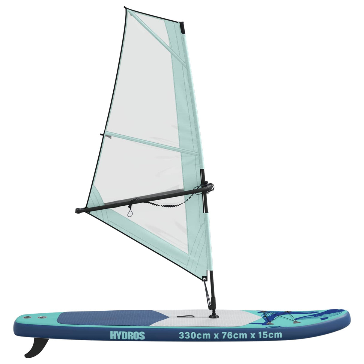 vidaXL Opblaasbare SUP Board met Zeil HYDROS 330 x 76 x 15 cm voor