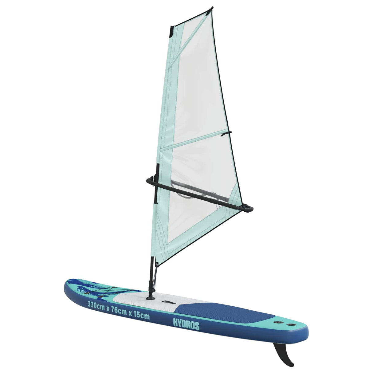 vidaXL Opblaasbare SUP Board met Zeil HYDROS 330 x 76 x 15 cm voor