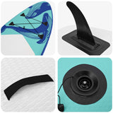 vidaXL Opblaasbare SUP Board met Zeil HYDROS 330 x 76 x 15 cm voor