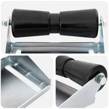 vidaXL Boat Trailer Roller with Bracket 20.3 cm Galvanized Steel