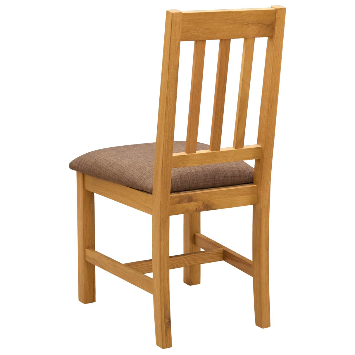 vidaXL Dining Chair VENLO 2 pcs Solid Oak Wood 45 x 53 x 92 cm