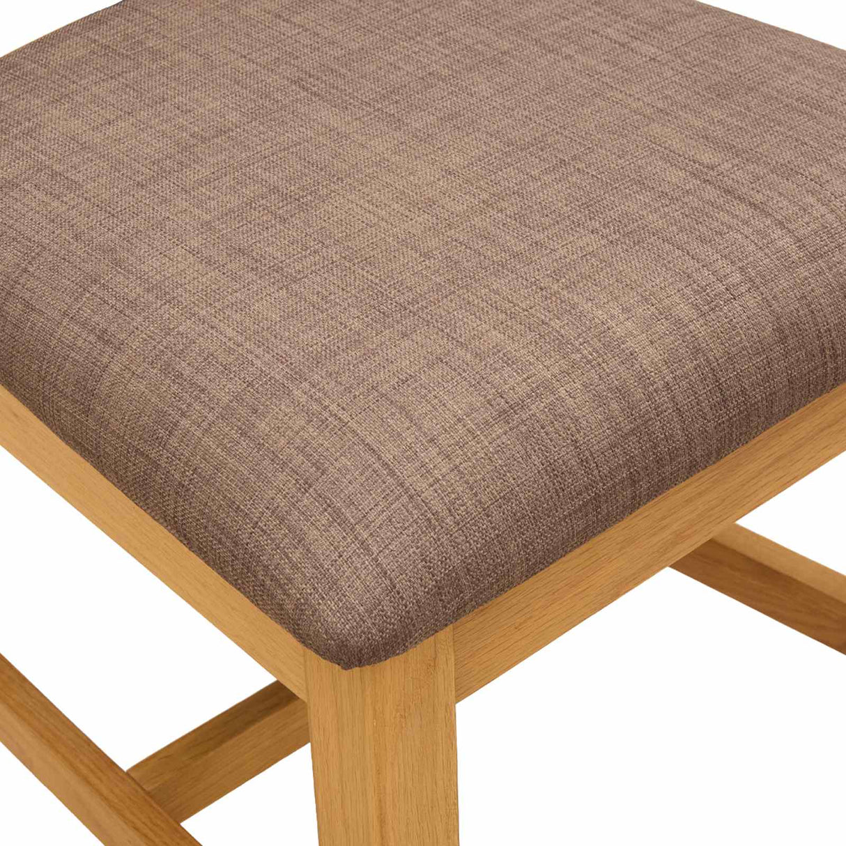 vidaXL Dining Chair 2 pcs Solid Oak Grey 45 x 54 x 105 cm