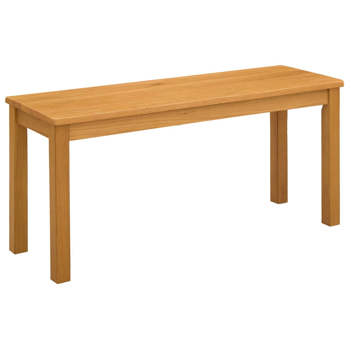vidaXL Dining Bench 95 x 32 x 45 cm Solid Oak Natural