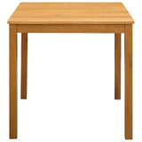 vidaXL Eettafel 75 x 75 x 75,5 cm Massief Eikenhout Naturel Vierkant