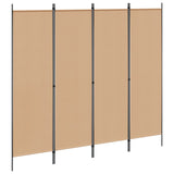 vidaXL Kamerscherm met 3 panelen 150x180 cm wit