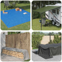 vidaXL Tarpaulin with Eyelets Green 4 x 6 m 260 gsm PE