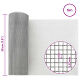 vidaXL Mesh Scherm 20 x 500 cm 20 Mesh Roestvrij staal 201