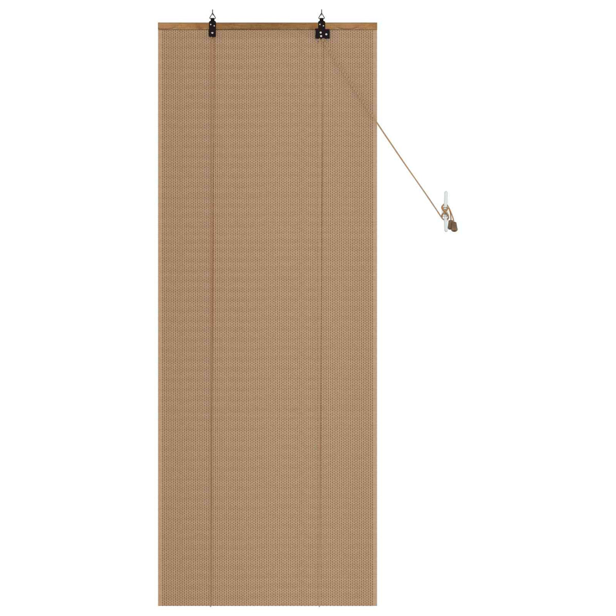 vidaXL Rolgordijn Bruin 40 x 160 cm Bamboe