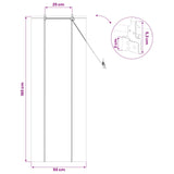 vidaXL Rolgordijn Bruin 40 x 160 cm Bamboe