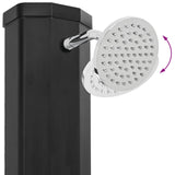 vidaXL Zonne-douche met douchekop en kraan 40 l PVC, ABS, Zinklegering