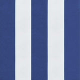 vidaXL Outdoor Cushion 2 pcs Blue and White 120 x 50 x 7 cm Fabric
