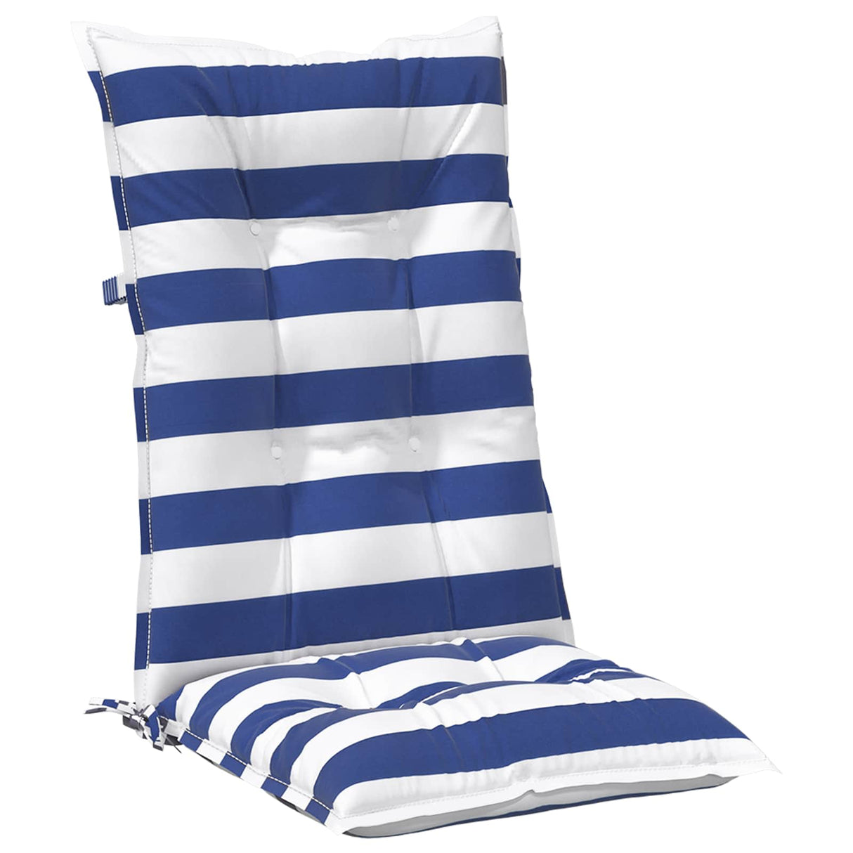 vidaXL Outdoor Cushion 2 pcs Blue and White 120 x 50 x 7 cm Fabric