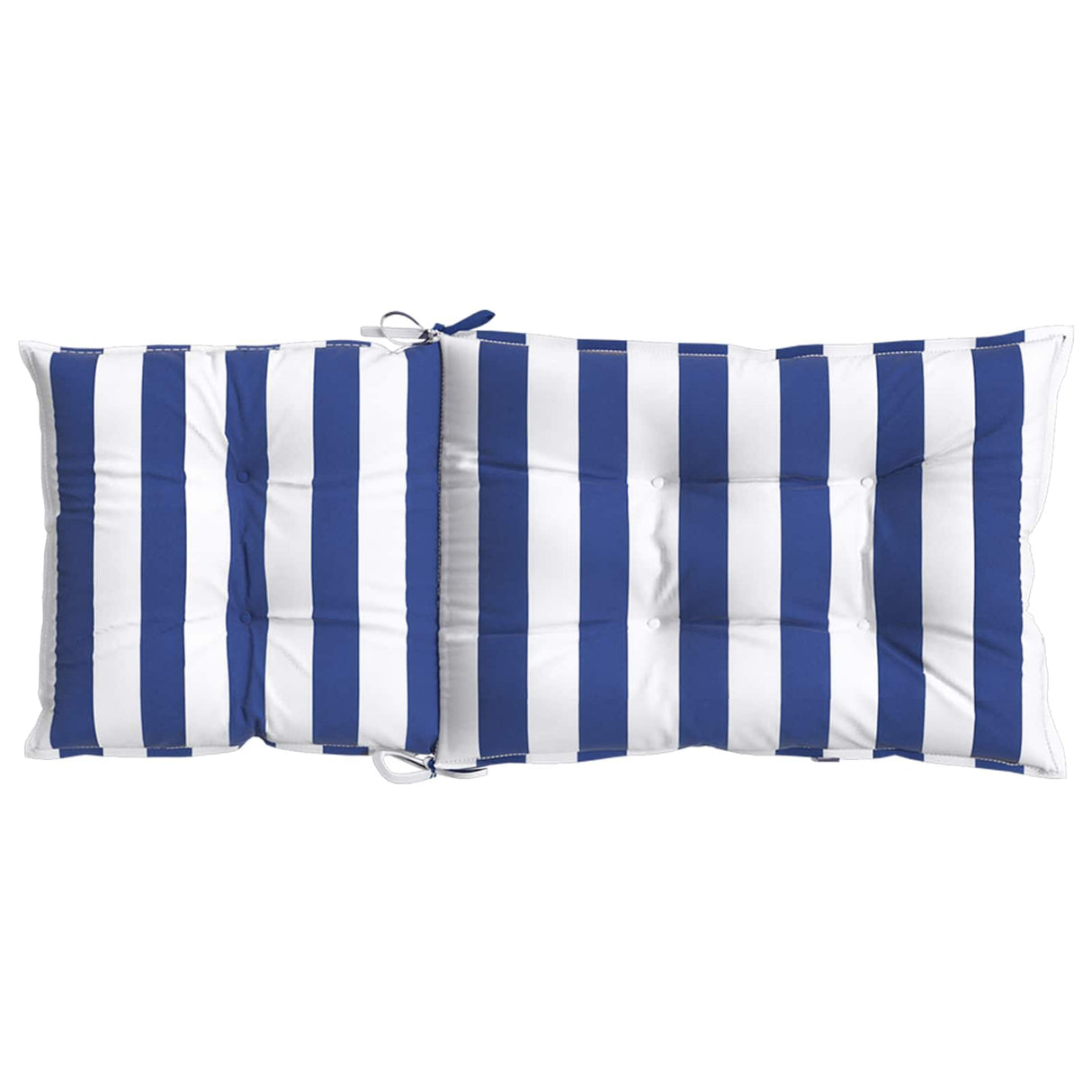 vidaXL Outdoor Cushion 2 pcs Blue and White 120 x 50 x 7 cm Fabric