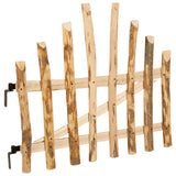 vidaXL Gebogen hekpoort 100 x 90 cm Geïmpregneerd Hazelhout Naturel
