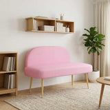 vidaXL Upholstered Bench with Backrest Light Grey 110 x 60 x 76 cm