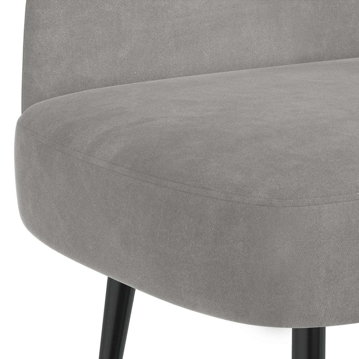 vidaXL Upholstered Bench with Backrest Light Grey 110 x 60 x 76 cm