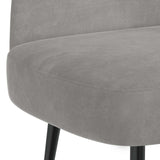 vidaXL Upholstered Bench with Backrest Light Grey 110 x 60 x 76 cm
