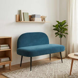 vidaXL Upholstered Bench with Backrest Light Grey 110 x 60 x 76 cm