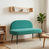 vidaXL Upholstered Bench with Backrest Light Grey 110 x 60 x 76 cm