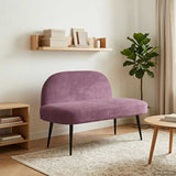 vidaXL Upholstered Bench with Backrest Light Grey 110 x 60 x 76 cm