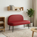 vidaXL Upholstered Bench with Backrest Cream 110 x 60 x 76 cm