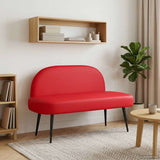 vidaXL Upholstered Bench with Backrest Cream 110 x 60 x 76 cm