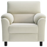 vidaXL Bank Crèmekleurig 94 x 85 x 93 cm fluweel