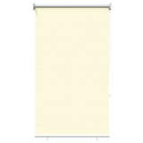 vidaXL Buitenrolgordijn UV-bescherming Crèmekleurig 60 x 140 cm