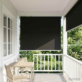 vidaXL Buitenrolgordijn UV-bescherming Crèmekleurig 60 x 140 cm