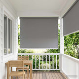 vidaXL Buitenrolgordijn UV-bescherming Crèmekleurig 60 x 140 cm