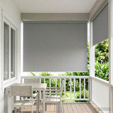 vidaXL Buitenrolgordijn UV-bescherming Crèmekleurig 60 x 140 cm