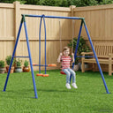 vidaXL Outdoor Swing A-Frame with Slide for up to 3 Children