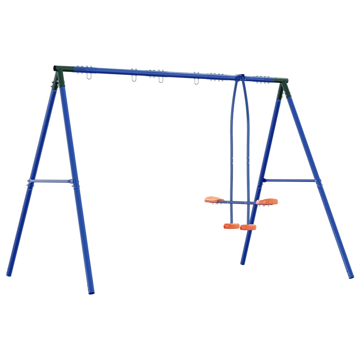 vidaXL Buiten schommelframe met glijder voor tot 4 kinderen