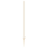 vidaXL Trellis met Spike Wit 43 x 6 x 165 cm PP
