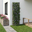 vidaXL Trellis met Spike Wit 43 x 6 x 165 cm PP