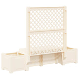 vidaXL Tuinbank Kopenhagen Wit 173 x 49 x 135,5 cm PP