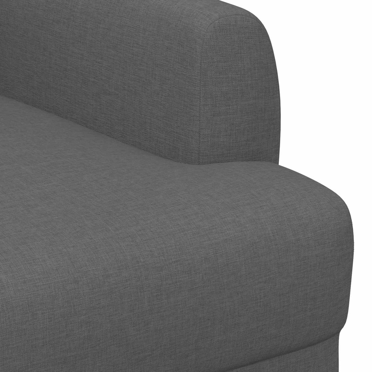 vidaXL Lovingseat met knoopge tuft Lichtgrijs 116 x 67 x 80 cm Stof